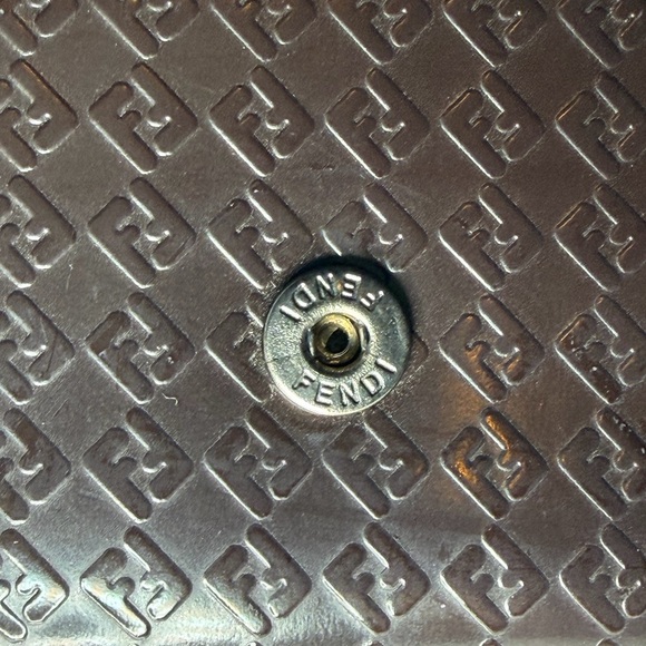 Authentic fendi brown leather wallet with COA,insert,chain ❤️🖤❤️🖤 - Picture 11 of 14